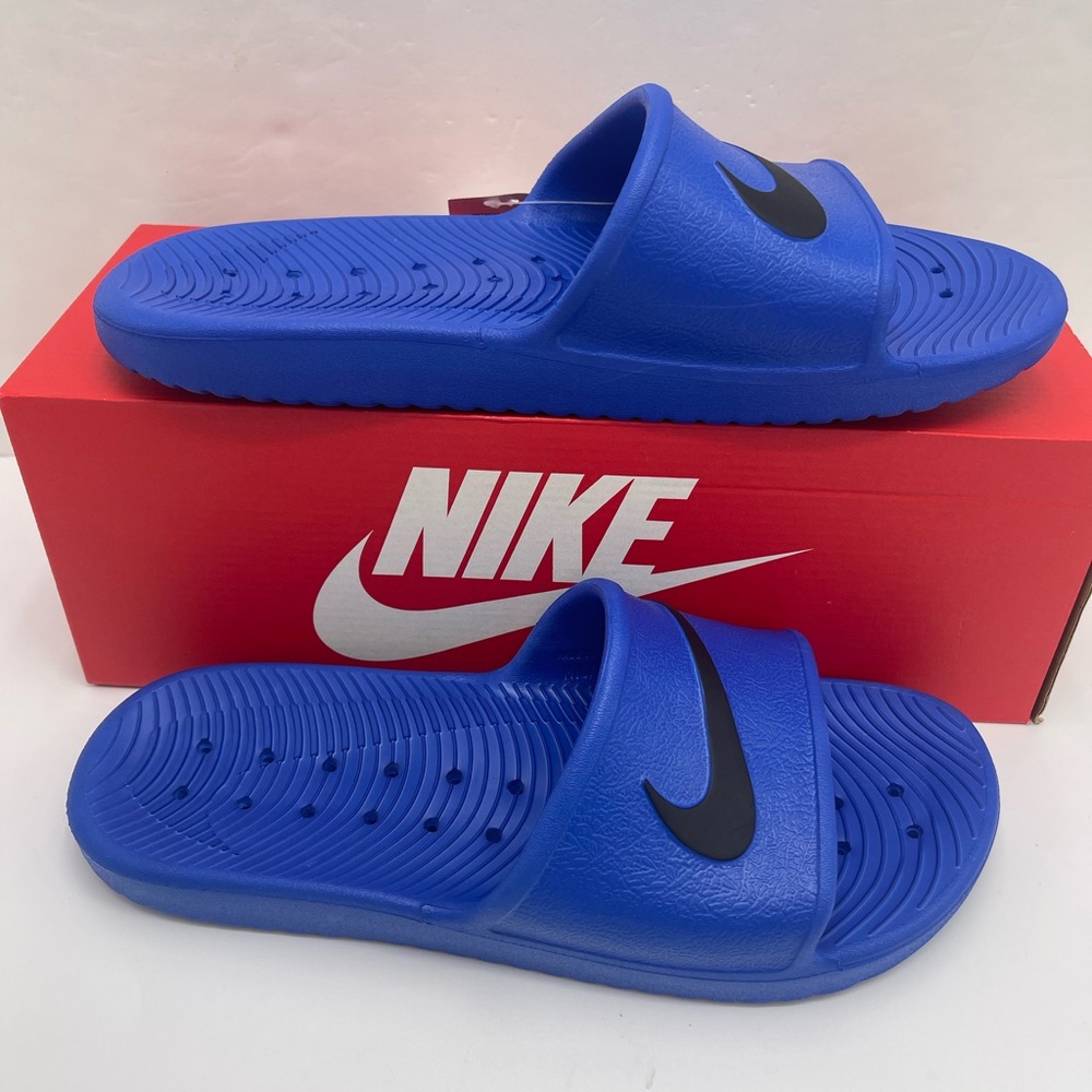 Nike Men’s Royal Blue Slide Sandals KAWA SHOWER
832528 403
GAME ROYAL/BLACK - Picture 15 of 15